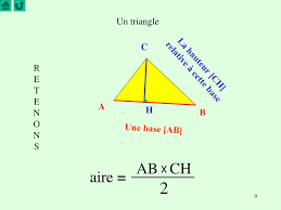 PPT - L 'aire du triangle. PowerPoint Presentation, free download -  ID:4582181