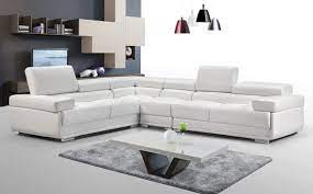 Esf E2119 White Sectional Sofa 2119