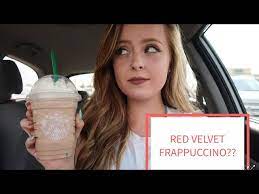 red velvet frappuccino starbucks