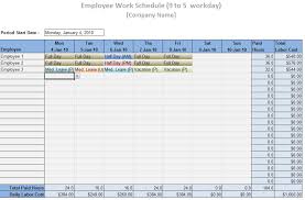 Online Employee Work Schedule Archives Schedule Templates