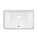 White rectangle sink