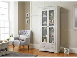Furniture home baby movies, music & books target harper & park home basics howard miller lamps plus mdesign realrooms shiraleah vm express. Toulouse Grey Painted Tall Glass Display Cabinet With Drawers Fully Assembled