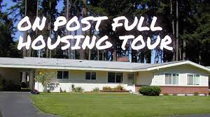 fort lewis on post housing tour
