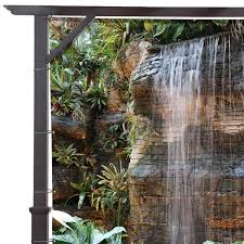 Tropical Garden Waterfall Patio