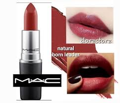 mac matte lipstick natural born leader