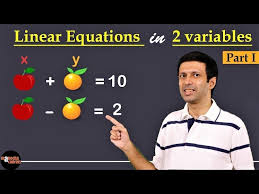 Linear Equations In Two Variables