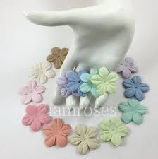 Check out our scrapbooking flowers selection for the very best in unique or custom, handmade pieces from our paper shops. 500 Mixed Soft Pastel Scrapbooking Paper Flowers
