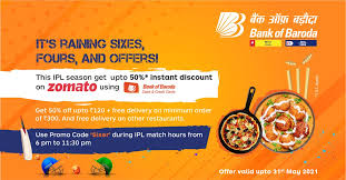 Generate credit card numbers with complete details. Bank Of Baroda On Twitter It S Your Chance To Hit A 50 This Ipl Season Enjoy Up To 50 Discount On Zomato Using Your Bankofbaroda Debitcard And Creditcard With Promo Code Sixer