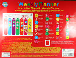 Interactive Magnetic Weekly Planner Books Gifts Direct