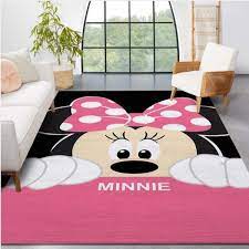 minnie mouse area rug disney s
