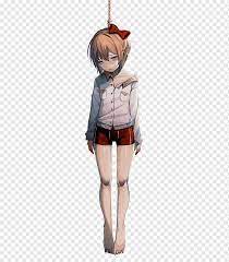 Anime girl hanging herself