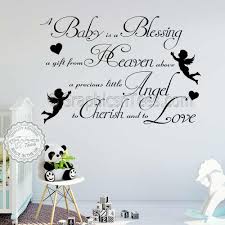 blessing bedroom wall quote decor decal