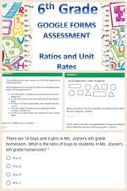 To insert math equations in google forms, you have to use another website or application. Assess Online With Google Forms Assessment Ratios And Rates Unit Rate Worksheet Free Math Worksheets Common Core Math Middle School