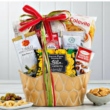italian food gift basket delicious