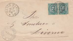 italy letter 1880 from ma