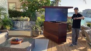 Check spelling or type a new query. Must Have Weather Ready Outdoor Hidden Tv Lift Cabinet Youtube