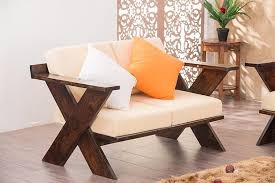 Our 2 seater sofas are small but perfectly formed. Latest Solid Wood Crossia Sofa Two Seater Buy At Insaraf Com Furniture Online Saraf Furniture