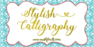 To download free calligraphy fonts for personal or commercial use, you can take a look at our collection of calligraphy fonts.if you just want to create text graphics and logos online using calligraphy fonts, you can check out our text generator below. Stylish Calligraphy Font Dafont Com