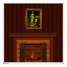fireplace wall decals stickers zazzle