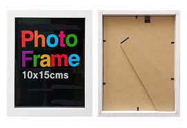 10x15 Cm White Box Wood Frame Suits