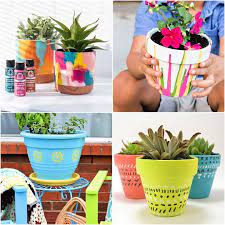 30 Easy Painted Terracotta Pots And