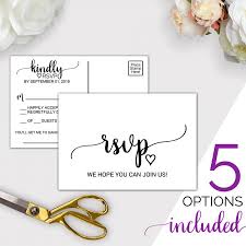Invitations Exquisite Wedding Response Cards Ideas Salondegas Com