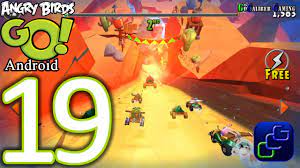 Angry Birds GO Android Walkthrough - Part 19 - STUNT: Track 1 - YouTube