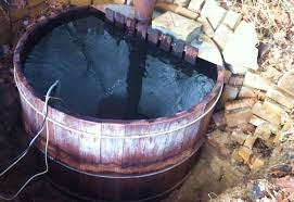 7 foot diameter x 3 foot high $7,599 cad $6,459 usd. Wood Hot Tubs Rustic Retreat Or Leaky Energy Waster Spadepot Com