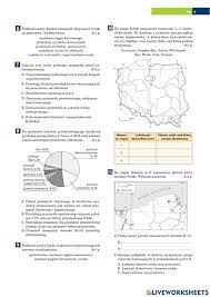 Geografia Sprawdzian Klasa 7 Dział 2 - Rolnictwo i przemysł Polski 7 worksheet