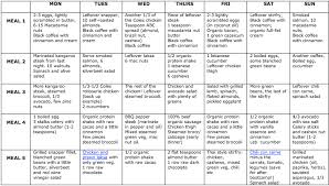Daily Food Log Example Magdalene Project Org