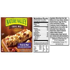 nature valley trail mix fruit nut