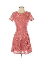 Details About Francescas Women Pink Casual Dress Xs