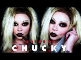 bride of chucky halloween makeup