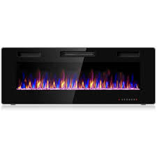 Electric Fireplace In Black Wf Ep24705