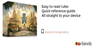 Learn How To Play Fast With Easy To Read Tapestry Board Game