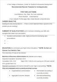 To land your first job after graduation college resume template. 24 Best Student Sample Resume Templates Wisestep