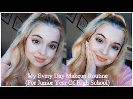 every day makeup routine for high