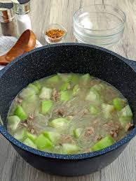 sotanghon at upo soup with en