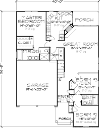 House Plan 57521 One Story Style With