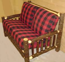 Old Fashioned Hickory Sofa Love Seat