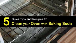 to clean your oven with baking soda