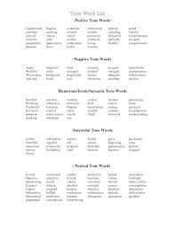 Tone And Mood Worksheets Google Search Tone Words