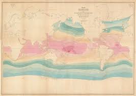 Chart Of The World Shewing The Tracks Of The U S Exploring
