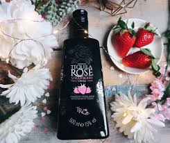 drinking pink with tequila rose