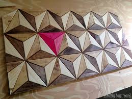 3d geometric wall art