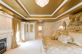 Gold Bedroom With Custom Window
