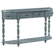 urtr 52 in antique blue curved console
