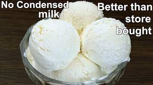 no condensed milk vanilla ice cream