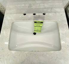 Made of artificial marble that makes the. Bianco Square Crushed Marble Vanity Top Shop Builders Surplus