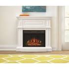 38-inch Electric Fireplace in White WSFP38HDC23-7W Stylewell
